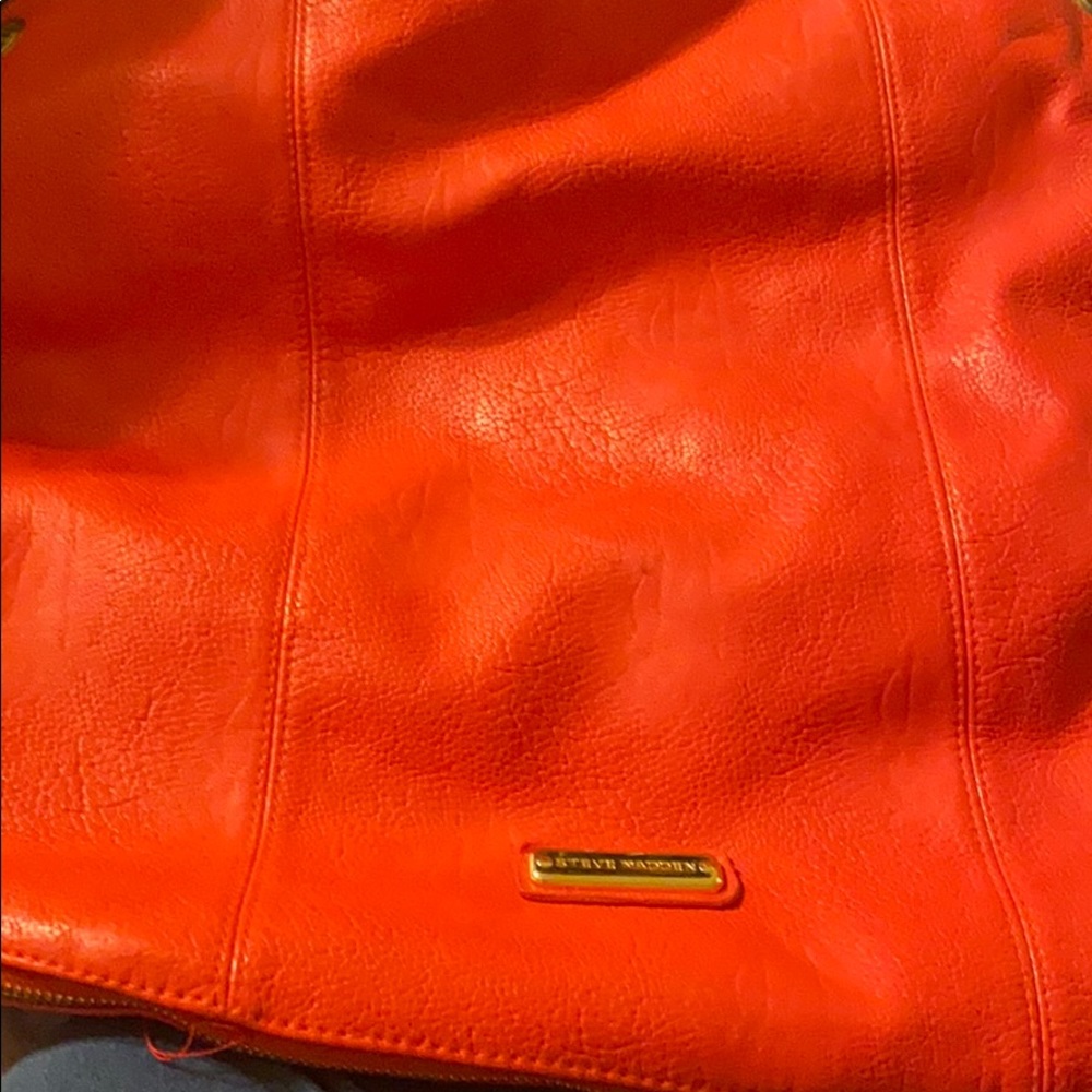 Leather Tangerine Steve Madden Hobo purse
